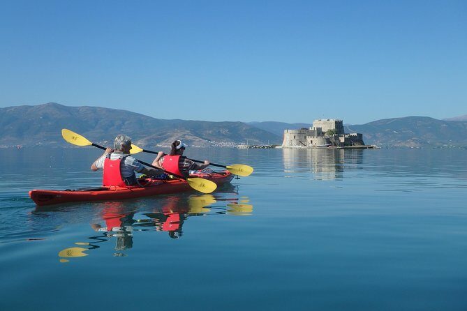 Sea Kayak Nafplio - Medieval Castles Tour - The snorkel-and-snack break near Nafplio’s coast