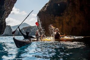 Sea Kayaking in Navarino Bay - Paddling past Pylos and Niokastro fort