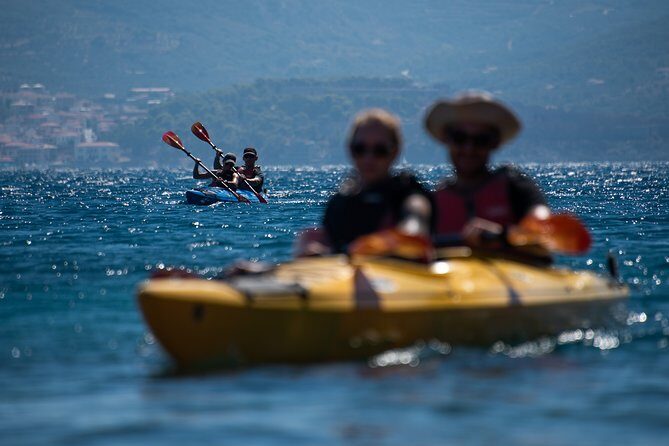 Sea Kayaking in Navarino Bay - Sphacteria viewpoint: the best break from paddling