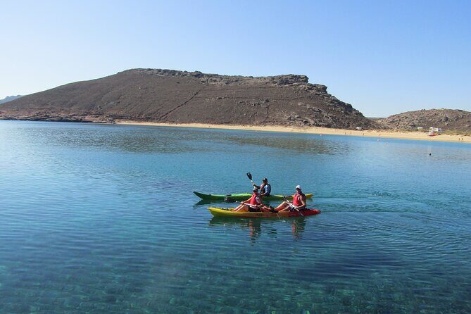 Sea kayaking Mykonos natural beauty beaches - Price and value: what you get for $108.84