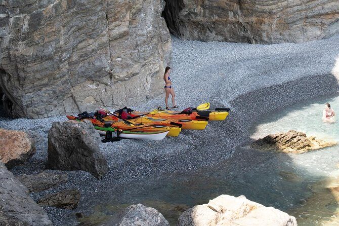 Sea Kayaking Sfakia, Crete - Snorkelling gear included: plan to use it, not just carry it