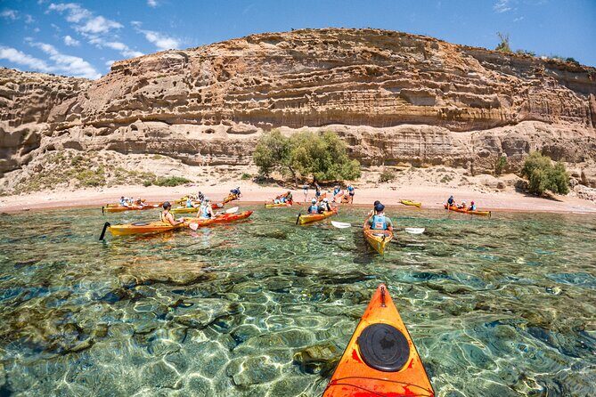 Sea Kayaking Tour - Red Sand Beach (South Pirates Route) - Haraki Pickup and the Easy Start From Charaki