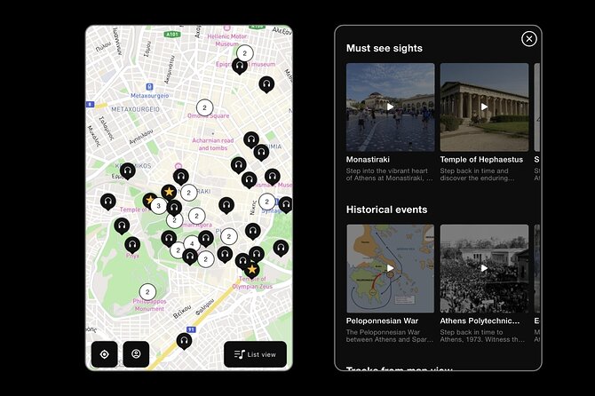 Self Guided Tour In Athens With 100 Captivating Audio Stories - How the Athens audio tour works