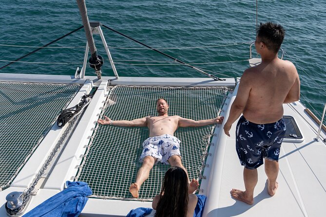 Semi Private Santorini Catamaran Tour - Red Beach and the colors of Akrotiri