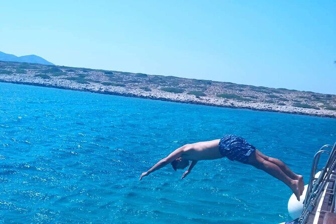 SEMIPRIVATE GALATEA tour Antiparos-Blulagoon-Despotiko-FREE DRINK - Blue Lagoon by Panteronisi: Fruit, Local Spirits, and Natural-Pool Vibes