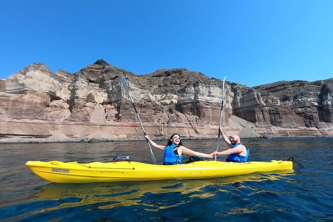 Serenity Kayak : Sea Caves Kayak Trip with Snorkeling & Picnic - Akrotiri sea caves and the blue-water moment