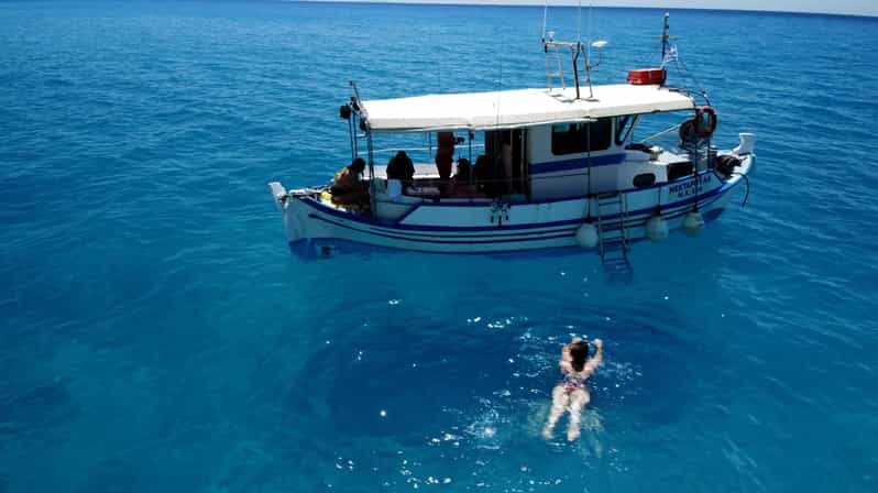 Sfakia fishing trip daytime - Loutro stop: walking breaks up the sea time