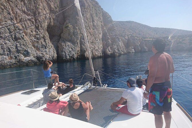 Shared Catamaran All inclusive-Day Cruise to Naxos or Paros - How the day usually plays out on the water