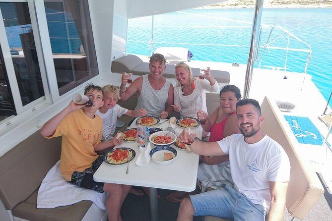 Shared Catamaran All inclusive-Day Cruise to Naxos or Paros - Snorkelling stops: masks included, and three chances to get it right