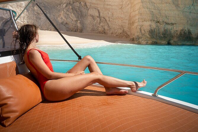 Shipwreck and Blue Caves- 8m Private Boat Tour (up to 11pax) - Blue Caves: Entering the Arches (When Conditions Allow)