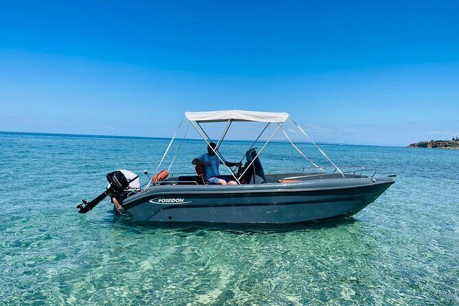 Shipwreck and Blue Caves - Private Speedboat Tour (up to 6 pax) - Small-Boat Comfort: Drinks, Bluetooth Music, and a Sun Awning