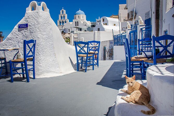 Shore Excursion for Cruise Passengers 4 Hours Private Tour - The Three Bells of Fira in 20 minutes