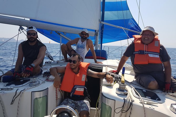 Single day Sail boat cruise with swimming, snorkeling, drinks and lunch - Swimming and snorkeling in Rhodes bays