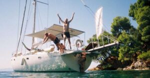 Skiathos: Day-Sailing Tour with Lunch on Board - The boat and small-group vibe (max 12 on a 55-foot yacht)