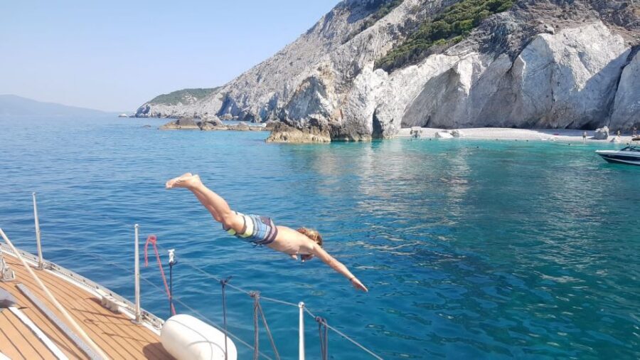 Skiathos: Day-Sailing Tour with Lunch on Board - Lunch on board: Greek food cooked and served at sea