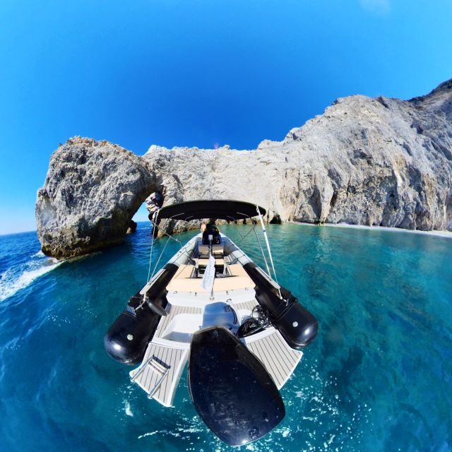 Skiathos: Private Lalaria Beach and Caves Speedboat Tour - Lalaria Beach for 1.5 Hours: The Main Event on Skiathos