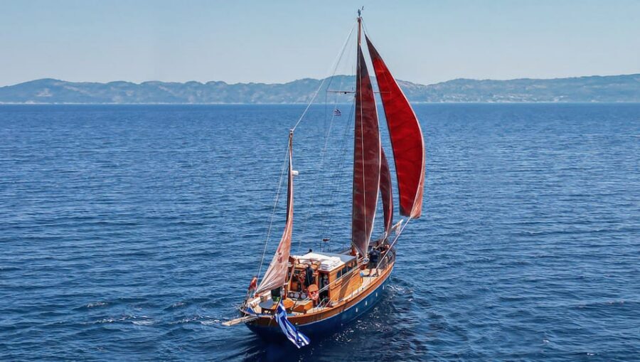 Skiathos: Wooden Sailboat Full- or Half-Day Trip with Meal - Tsougria Beach: another swim, more snorkeling time, less time wasted