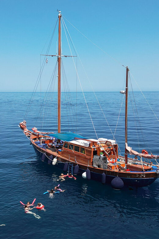 Skiathos: Wooden Sailboat Full- or Half-Day Trip with Meal - The boat experience: comfort, space, and the sound system