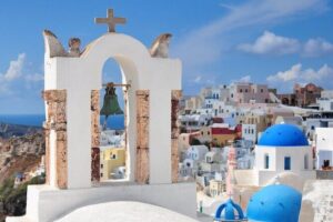 Skip Sky Tram !!! ZERO-STRESS CRUISE-FRIENDLY 5 Hour Tour - Athinios Port and the boat transfer: Caldera views, less line stress