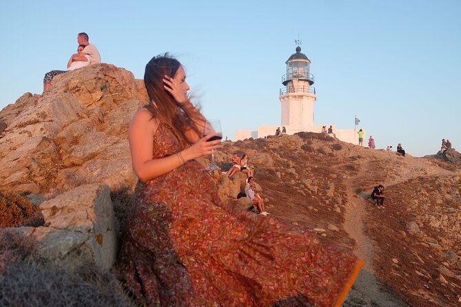 Small-Group Armenistis Lighthouse Sunset Tour in Mykonos - What the Guides Add to the Evening