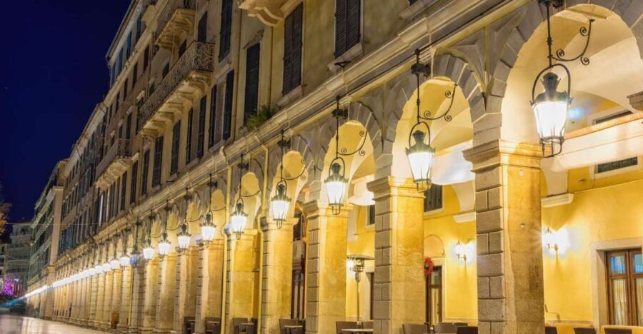 Small Group: Corfu Evening Walking Tour with a Glass of Wine - Liston Promenade: French-Style Facades and the Social Heart of Corfu