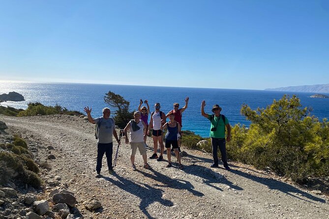 Small group hiking between the beach and Kritinia Castle - What the five-hour format really gives you
