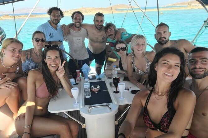 Small group,pass by Delos,swim in Rhenia,snap LVenice, free trans - Rhenia Island: swim, sun, and a real lunch