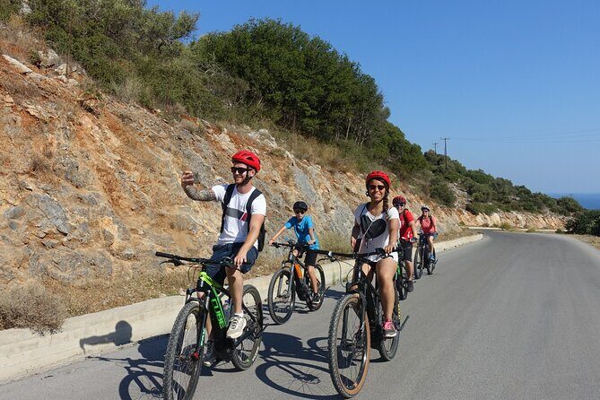 Small Villages and Cretan Nature. E-Bike tour - The ride profile: 37 km, about 800 m up-and-down, and off-road that stays easy