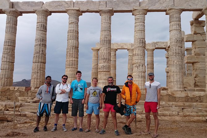 Snorkeling and swimming tour to the Poseidon's temple at Sounio cape - The guides and the feel of a small group