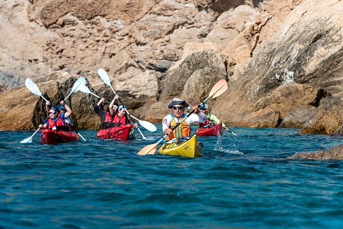 Sounio Sea Kayak Temple of Poseidon - The Temple of Poseidon from offshore