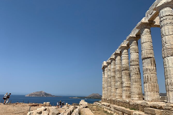 Sounion Highlights: Vouliagmeni, Olive Farm, Poseidon Temple, Thorikos Theatre - From Paleo Faliro to the Athens Riviera