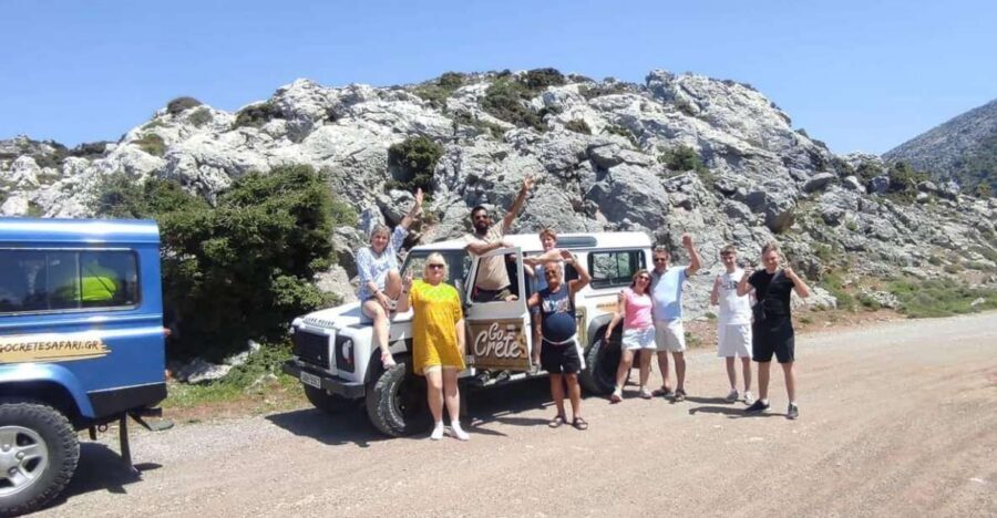 South Crete: Sarakinas Gorge Hike, Swim & Jeep Safari - Selakano forest walk: guided, practical, and built for photos