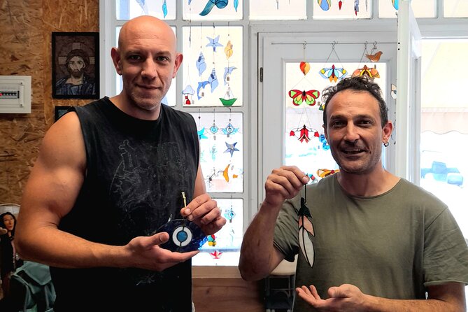 Stained Glass Workshop - Grinding edges for a clean fit
