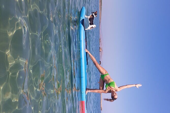 Stand up Paddle Pilates in Chania - The instructor makes or breaks it (and this one scores well)