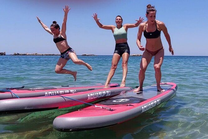 Stand up Paddle Pilates in Chania - Price and value: $40.85 for a gear-and-coaching combo