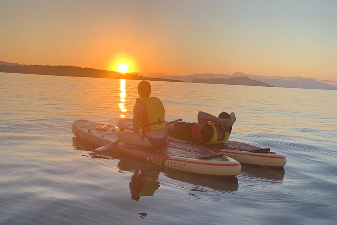 Stand-up Paddleboard Sunset Experience Chania Crete (tour) - Paddling the Chania coast at golden hour
