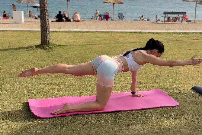 Sunrise Pilates & Calisthenics at National Garden - Parliament and the Tomb add a local sense of place