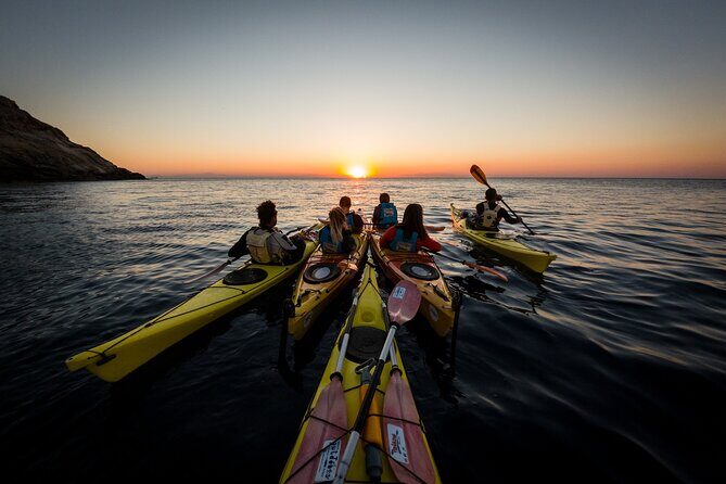 Sunrise Sea Kayaking Experience with Breakfast - Paddle to Ladiko Beach: Swim, Snorkel, Reset