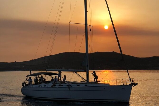 Sunset cruise to Rhenia& Little Venice with transfer - Rhenia: the daytime heart of the outing