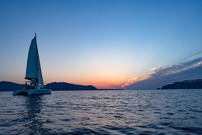 Sunset Cruise with BBQ and Drinks - The Caldera Cruise: Volcano Views, Hot Springs, and Famous Beaches