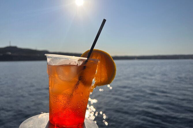 Sunset Cruise with Greek BBQ & Unlimited Aperol Spritz, Beer Wine - The open bar: Aperol spritz, beer, and wine without the constant decisions