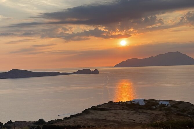 Sunset e-bike tour Milos Highlights with Greek Mezes - The Ancient Roman Theater and Venus of Milos