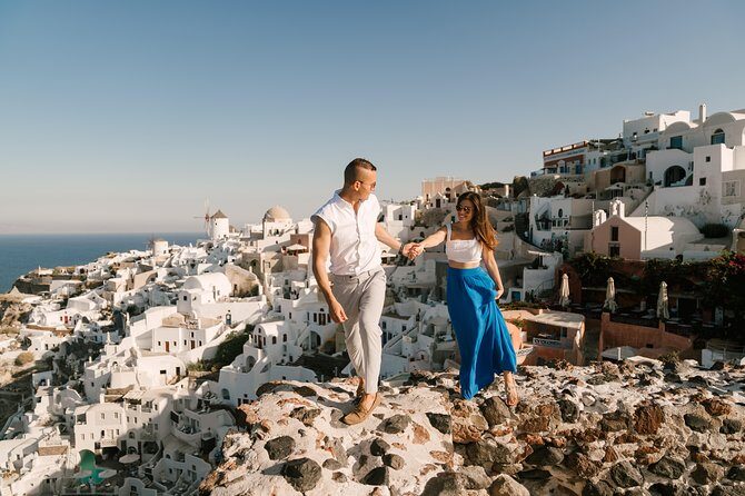 Sunset In Oia & Traditional Villages Bus Tour - Pyrgos Kallistis: where the views reward the walk