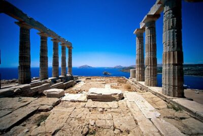 Sunset private tour to Sounion - Temple of Poseidon - Arriving at the Temple of Poseidon