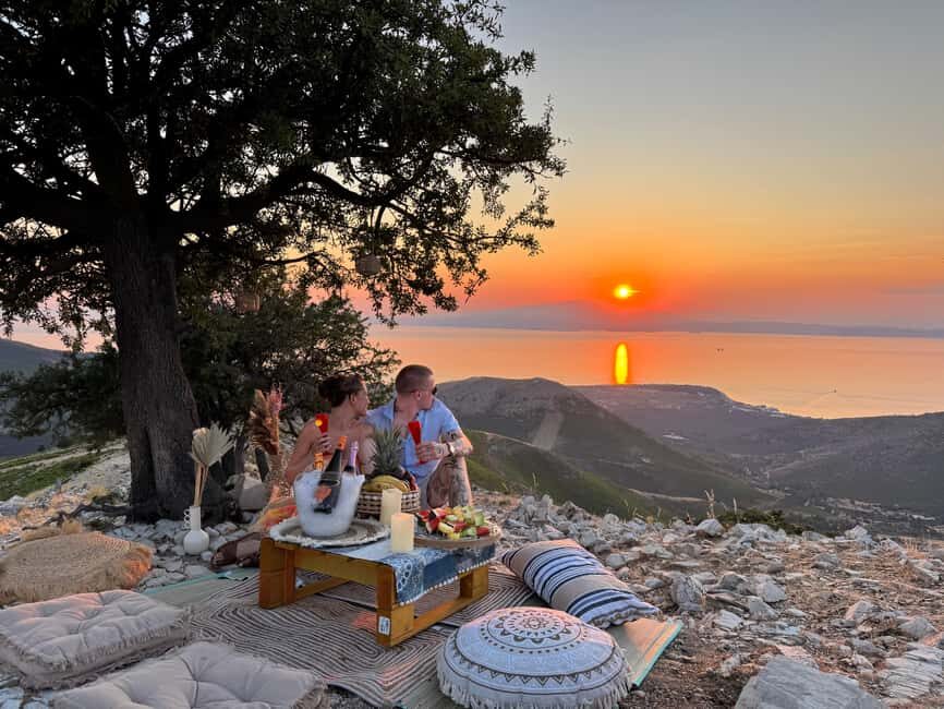 Sunset Safari in Thassos with free refill prosecco & fruits - The sunset itself: highest peak views over the Aegean