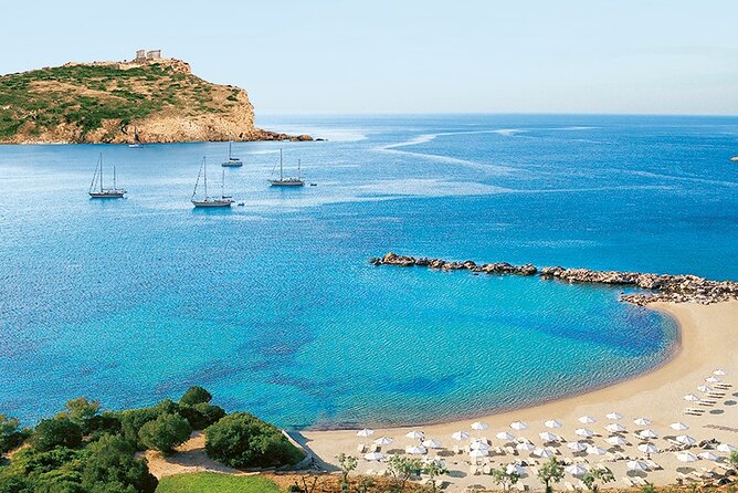 Sunset tour to Cape Sounio Poseidon Temple And Athens Riviera 5h - Lake Vouliagmeni and its unusual waters