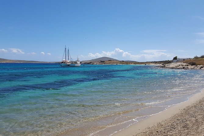 Swim and Fun at Rhenia and Iconic Views! - Rhenia gives you two hours of real beach time