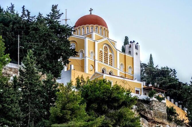 Symi Island | 2 Hours of Guided Tour with E-Bikes - Stop 1: Symi Village Castle Viewpoints for Harbor Photos