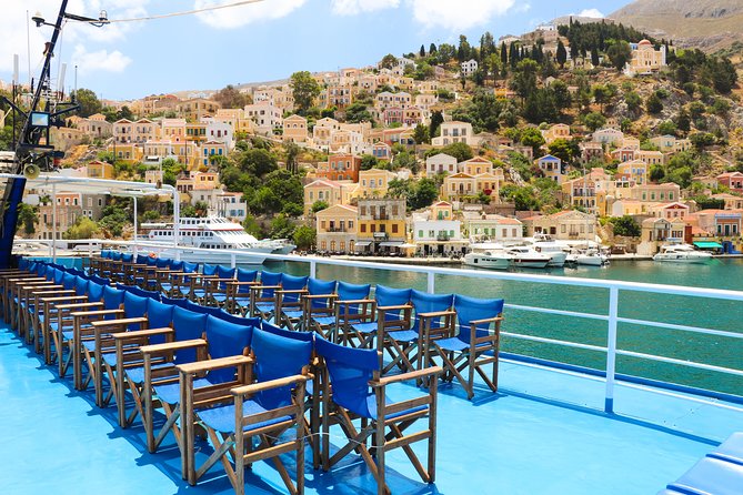 Symi Island from Rhodes with transfers from Ialysos and Ixia - Three and a half hours in Symi’s harbor