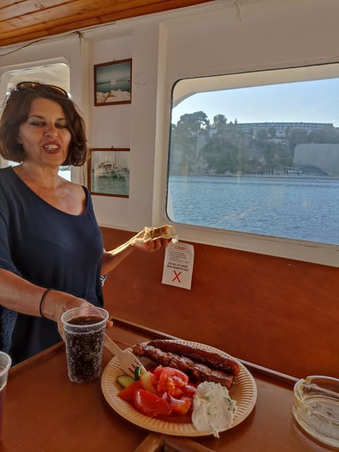 Syvota & Blue Lagoon cruise with BBQ and beach stop - Kalamas Beach, the quiet first stop